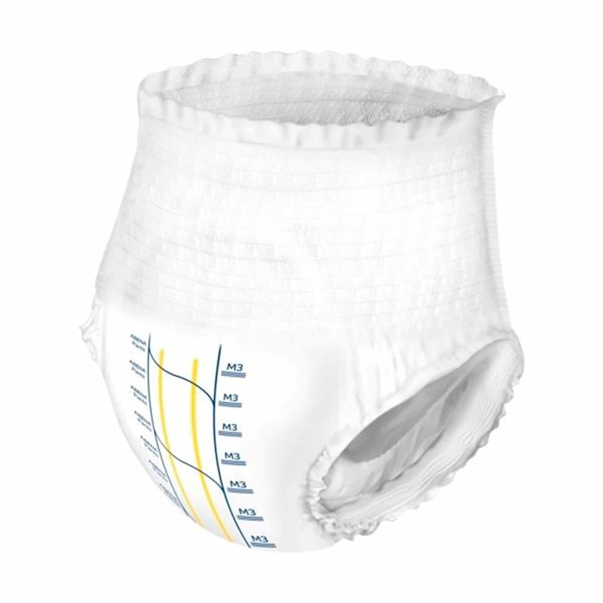 Unisex Adult Absorbent Underwear Abena® Premium Pants M3 Pull On with Tear Away Seams Medium Disposable Heavy Absorbency