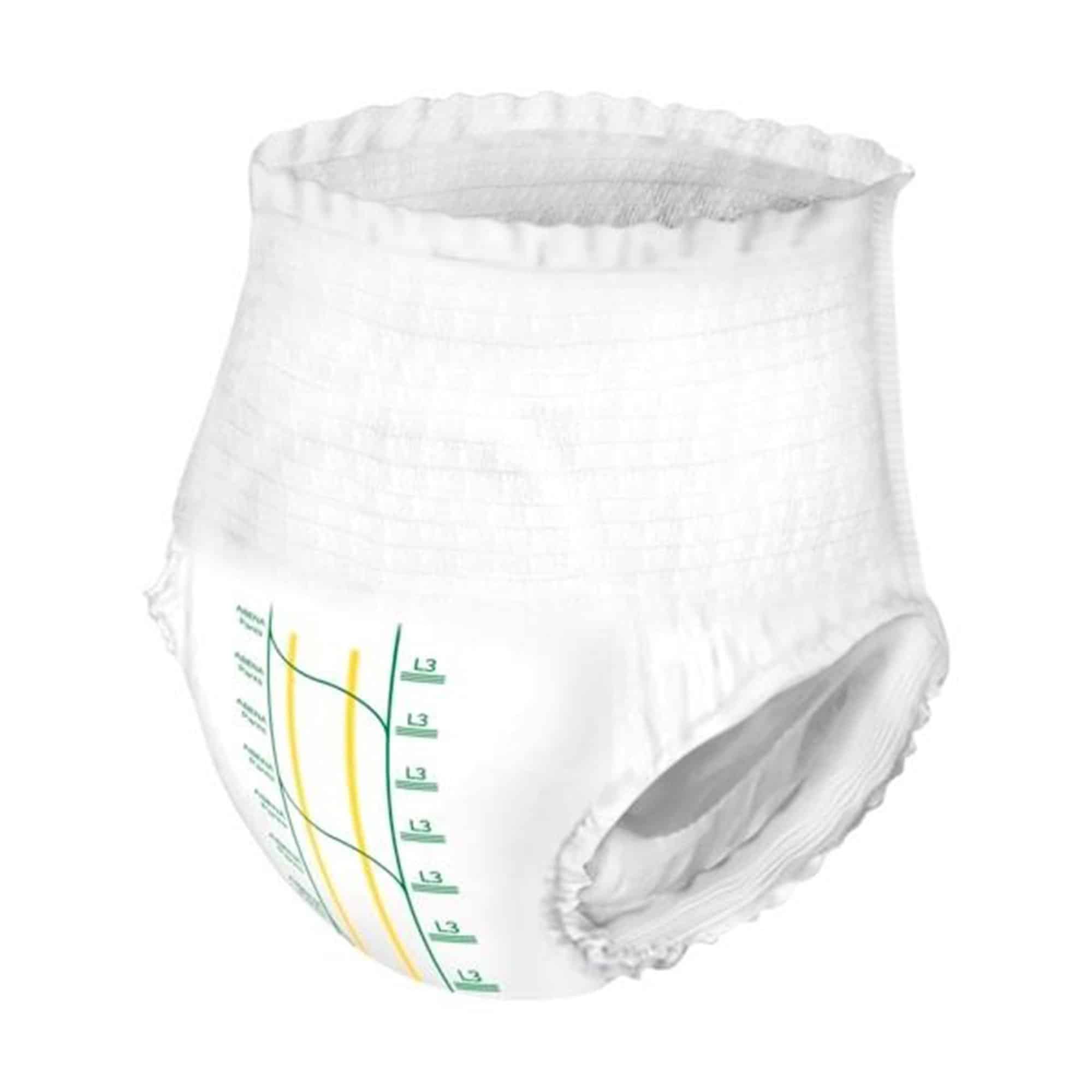 Unisex Adult Absorbent Underwear Abena® Premium Pants L3 Pull On with Tear Away Seams Large Disposable Heavy Absorbency