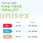 Unisex Adult Incontinence Brief Prevail® Per-Fit 360°™ Size 3 Disposable Heavy Absorbency