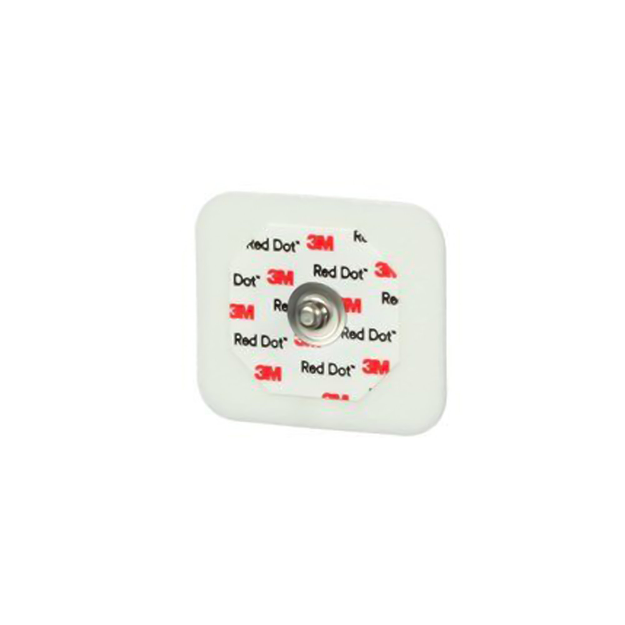 ECG Monitoring Electrode 3M™ Red Dot™ Snap Connector Sticky Gel Foam Backing Adult Non-Radiolucent
