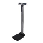 Physician Scale with Height Rod Health O Meter® Digital Display 660 lbs. / 300 kg Capacity Black / Gray AC Adapter / Battery Operated
