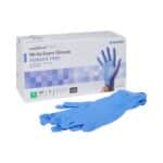 Exam Glove McKesson Confiderm® 3.5C NonSterile Nitrile Standard Cuff Length Textured Fingertips Blue Chemo Tested