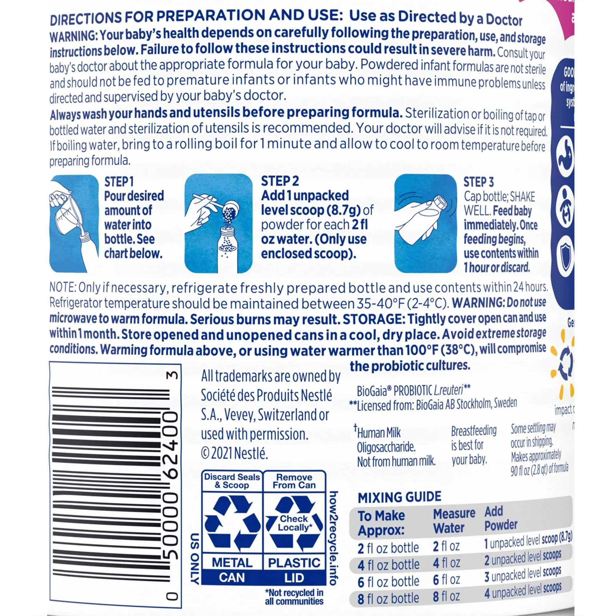Infant Formula Gerber® Good Start® SoothePro Unflavored 12.4 oz. Can Powder Fussiness / Gas / Crying