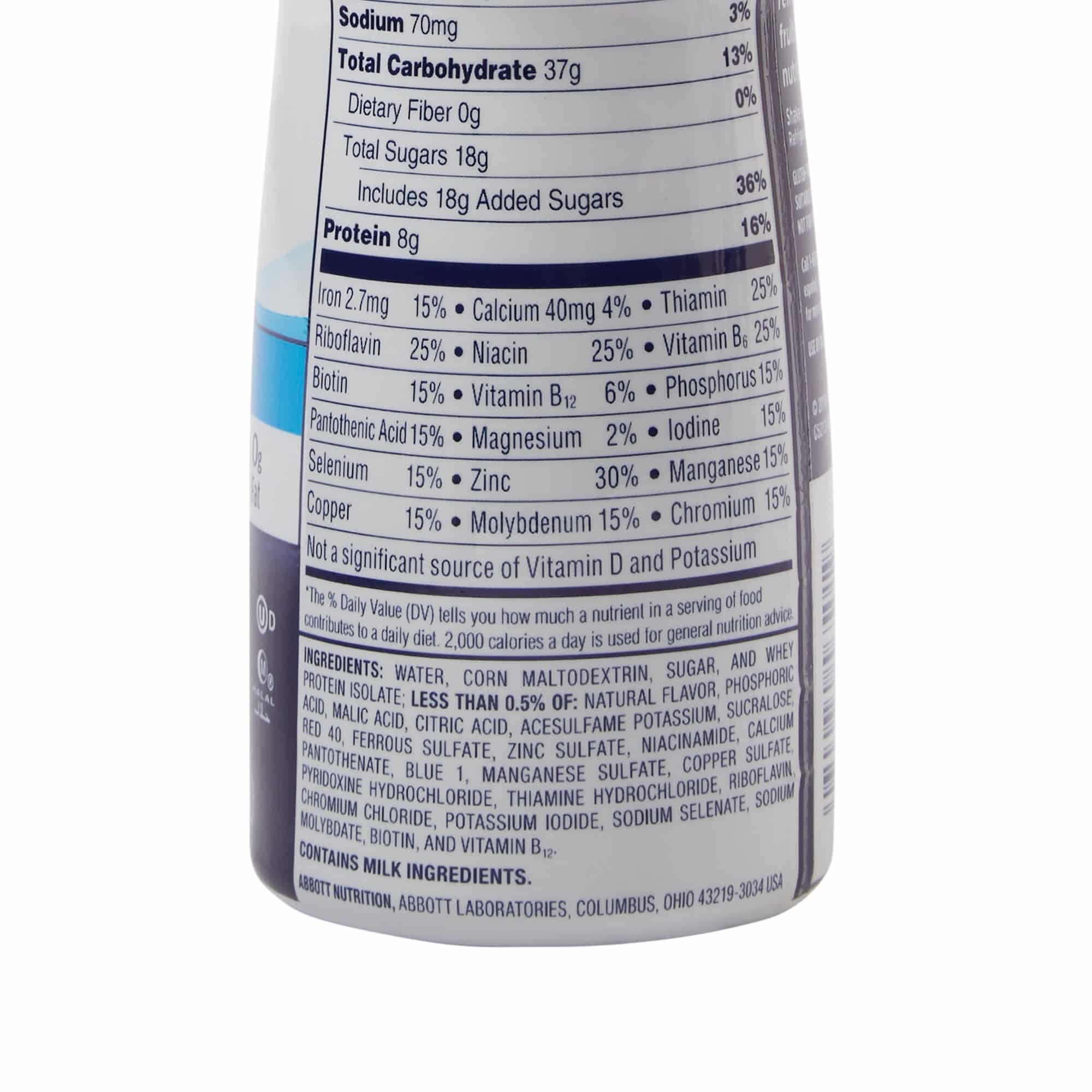 Oral Supplement Ensure® Clear Blueberry Pomegranate Flavor Liquid 10 oz. Bottle