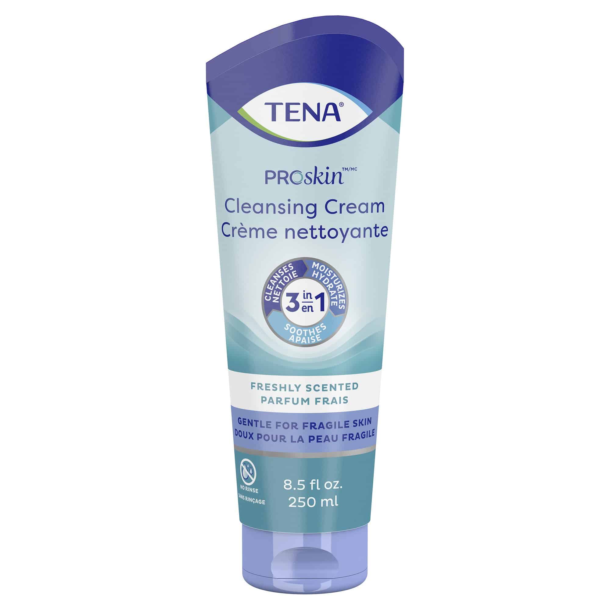 Rinse-Free Body Wash TENA® ProSkin™ Cleansing Cream Cream 8.5 oz. Tube Mild Scent