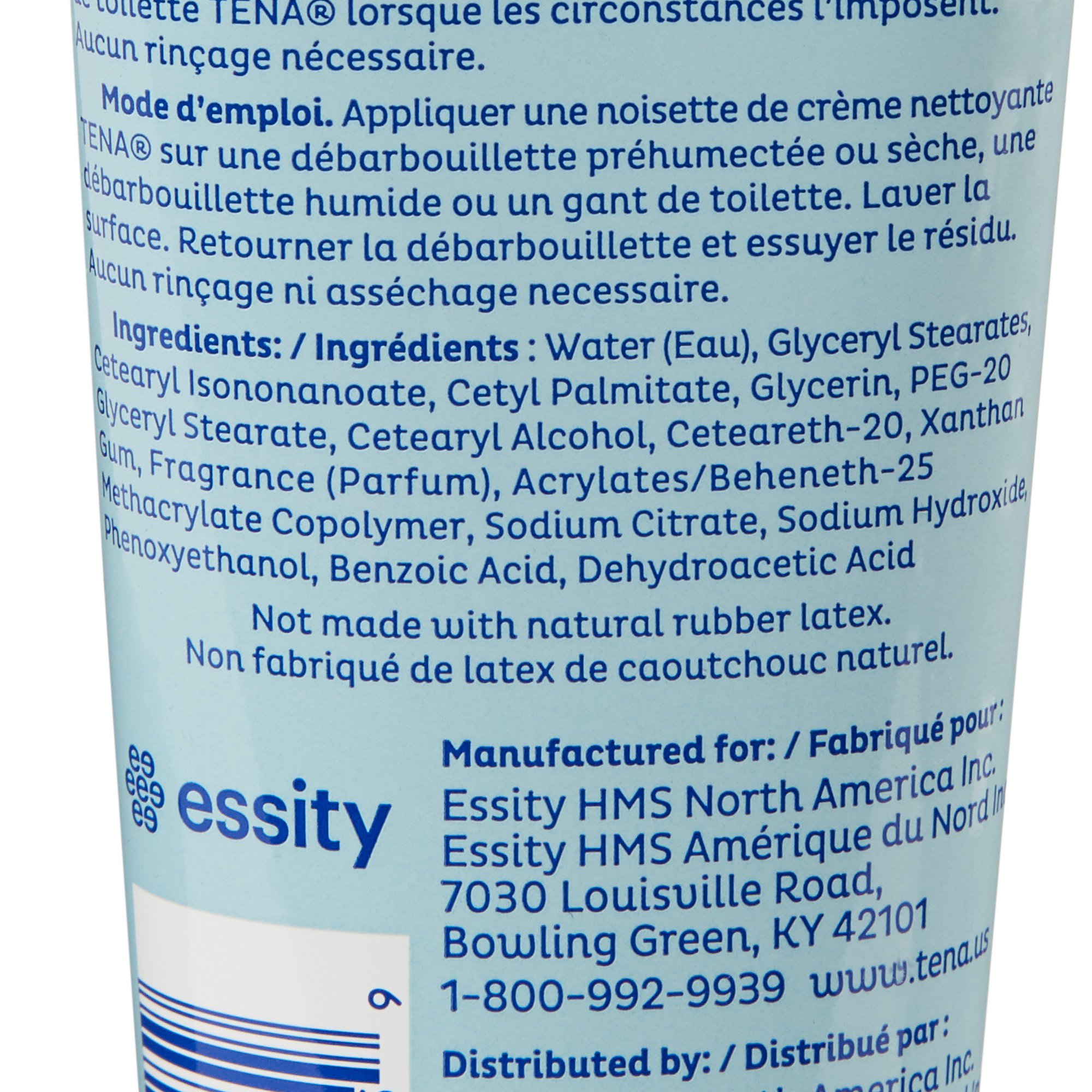 Rinse-Free Body Wash TENA® ProSkin™ Cleansing Cream Cream 8.5 oz. Tube Mild Scent
