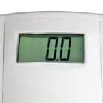 Floor Scale Health O Meter® Digital Display 550 lbs. / 250 kg Capacity White Battery Operated