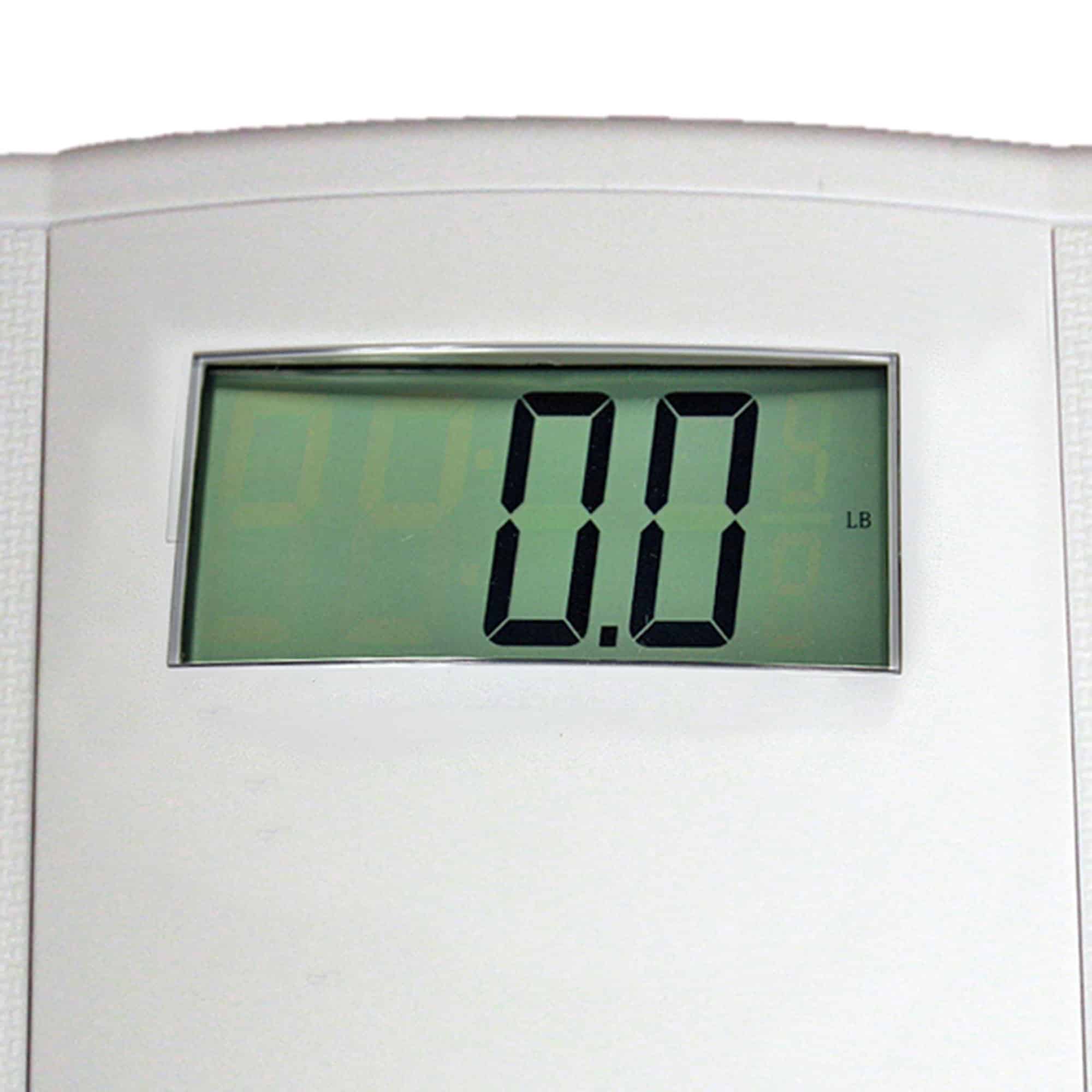 Floor Scale Health O Meter® Digital Display 550 lbs. / 250 kg Capacity White Battery Operated